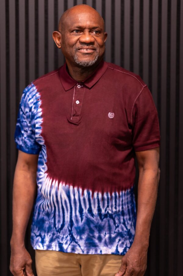 Polo Tshirt Crossbar Tiedye 100% good quality blend cotton.